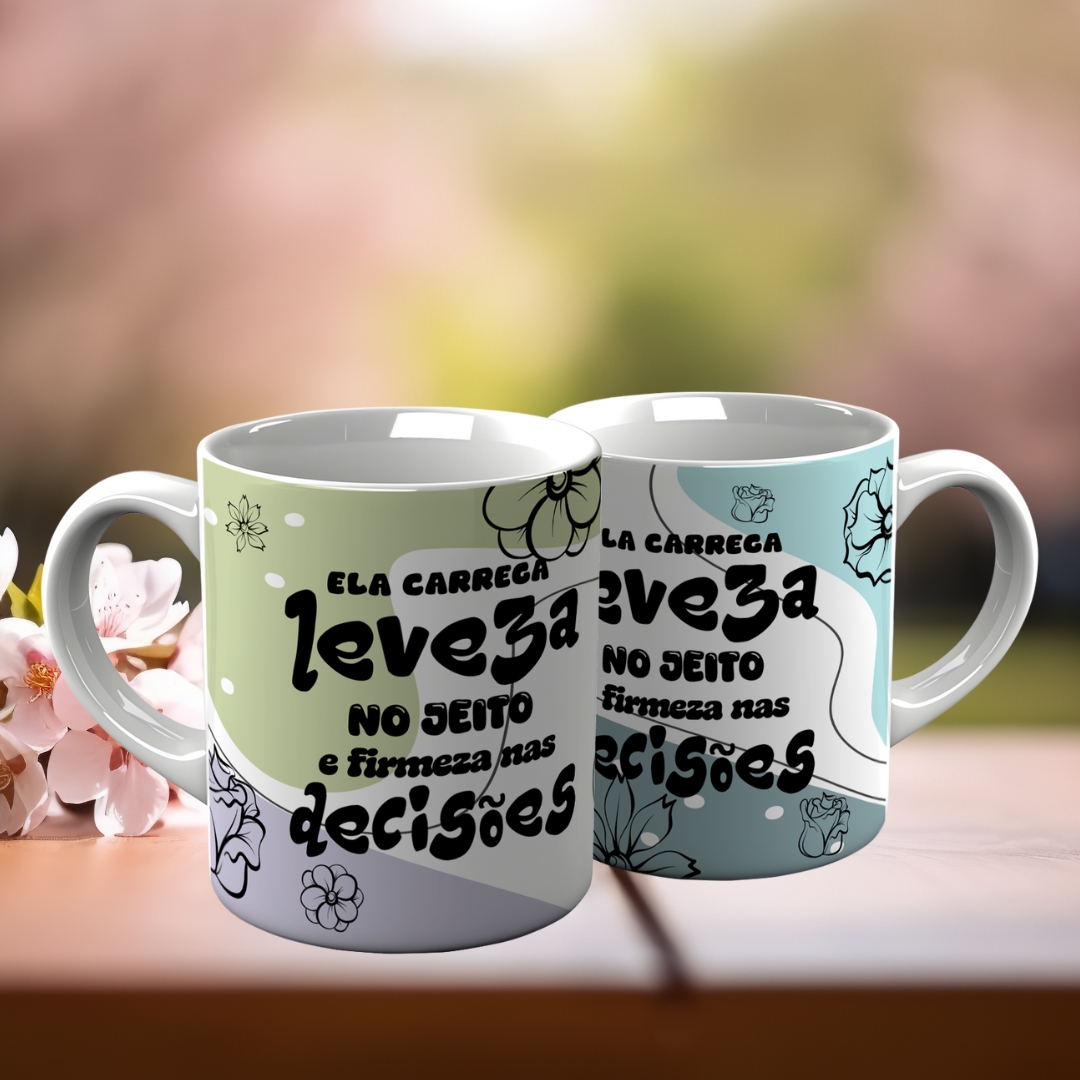 10 Artes para Canecas Minimalistas Dia da Mulher Frases Inpiradoras Arquivo Editável 8