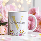26 Artes para Caneca Alfabeto Feminino Flores Arquivo Editável  - Thumbnail 5