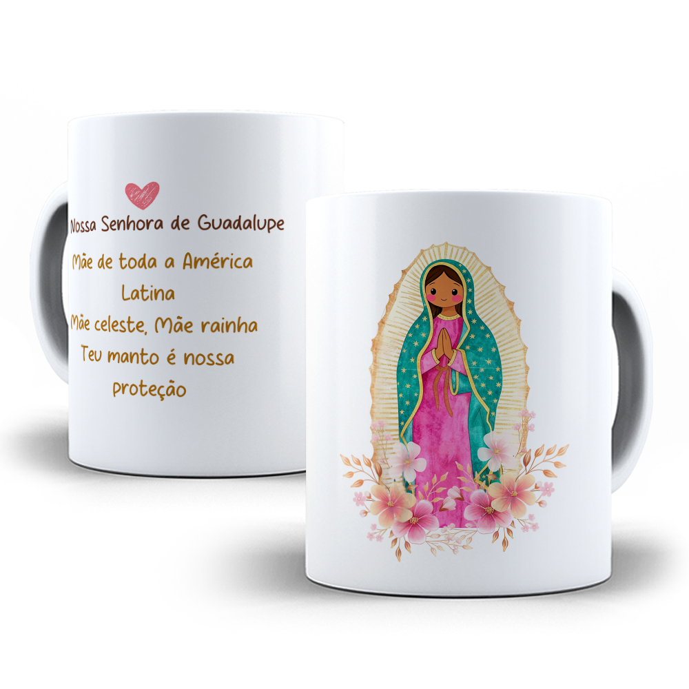16 Artes para Canecas Virgem de Guadalupe – Rosário da Madrugada Arquivo em Jpg 9