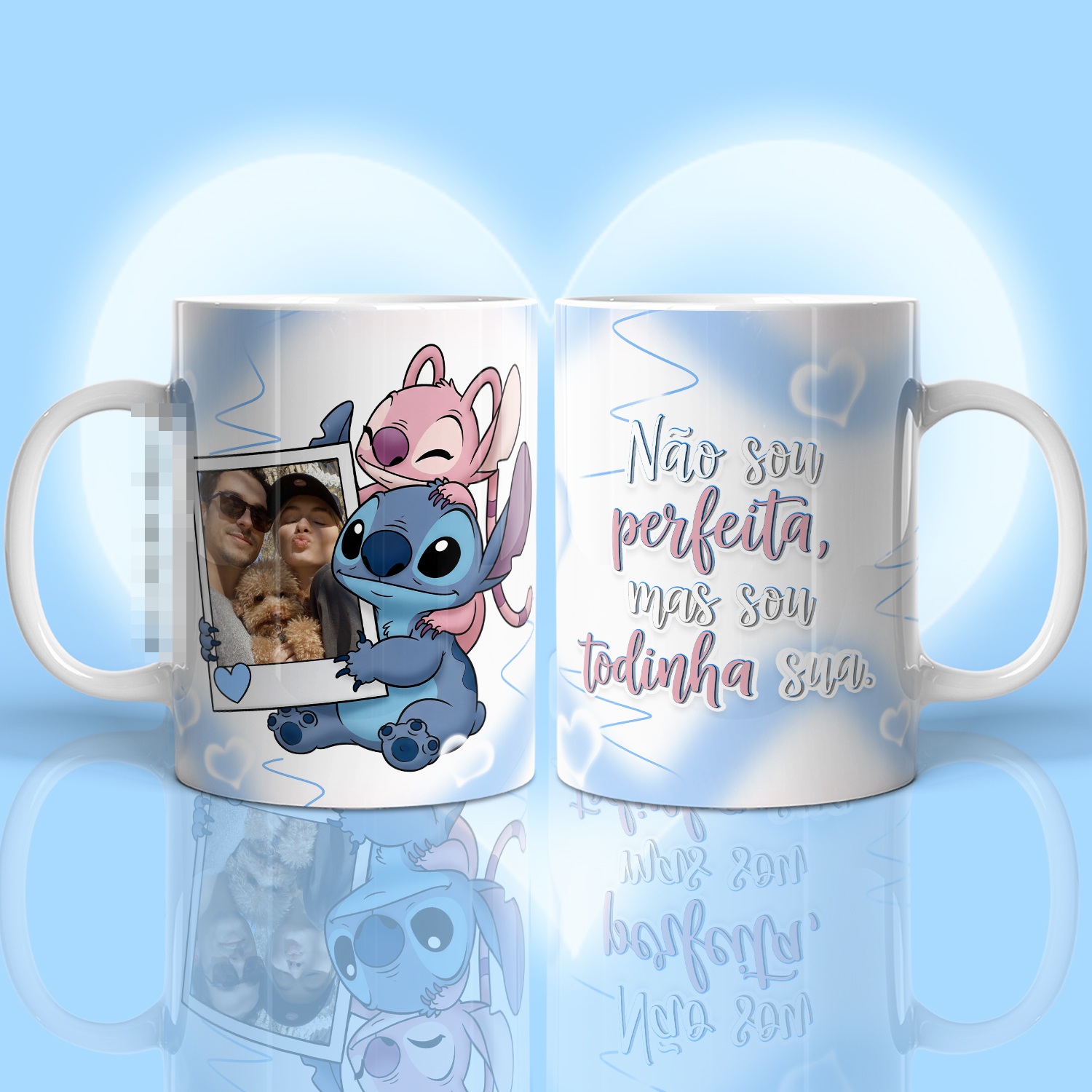 17 Artes para Caneca Stitch Namorados Arquivo em Png 8