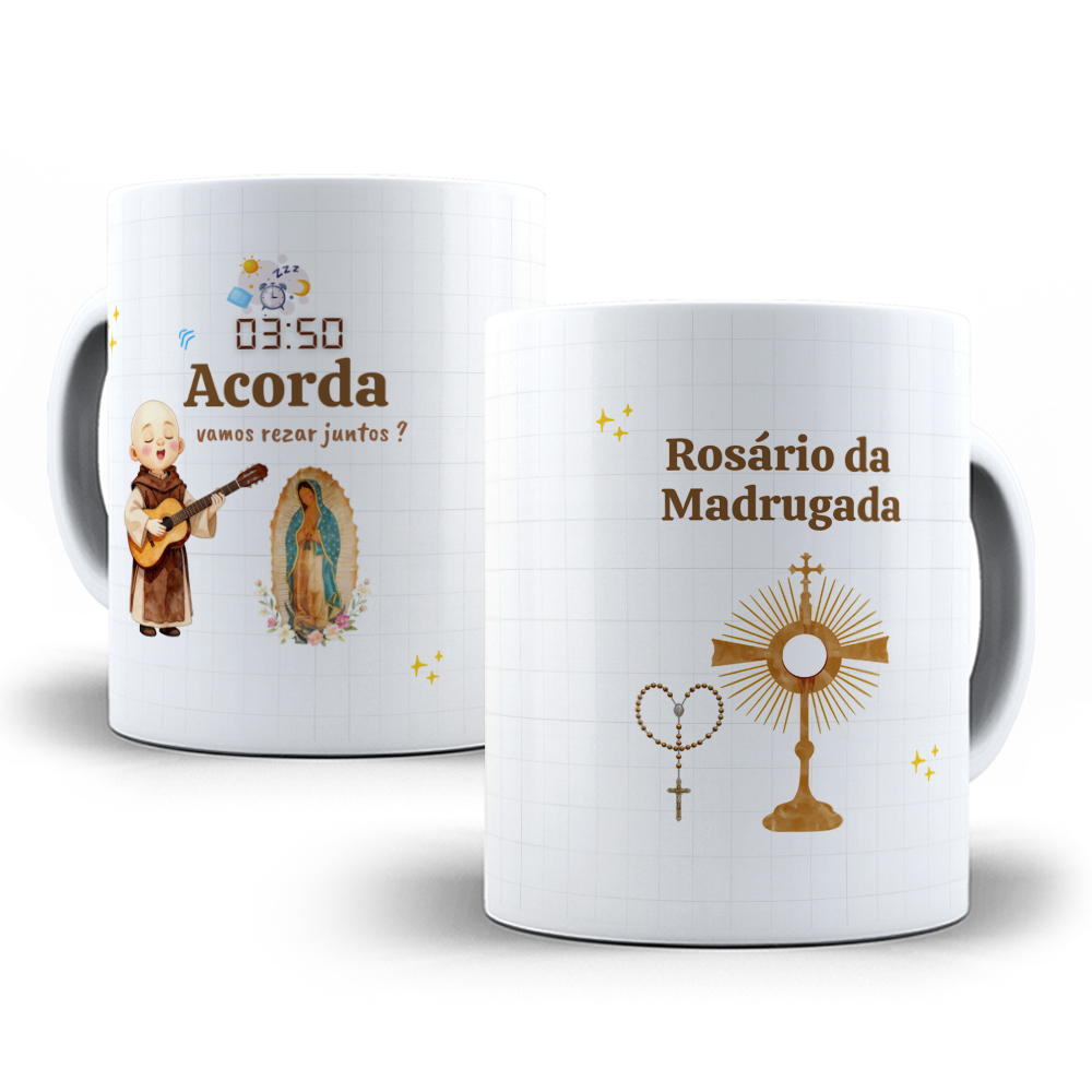 16 Artes para Canecas Virgem de Guadalupe – Rosário da Madrugada Arquivo em Jpg 11