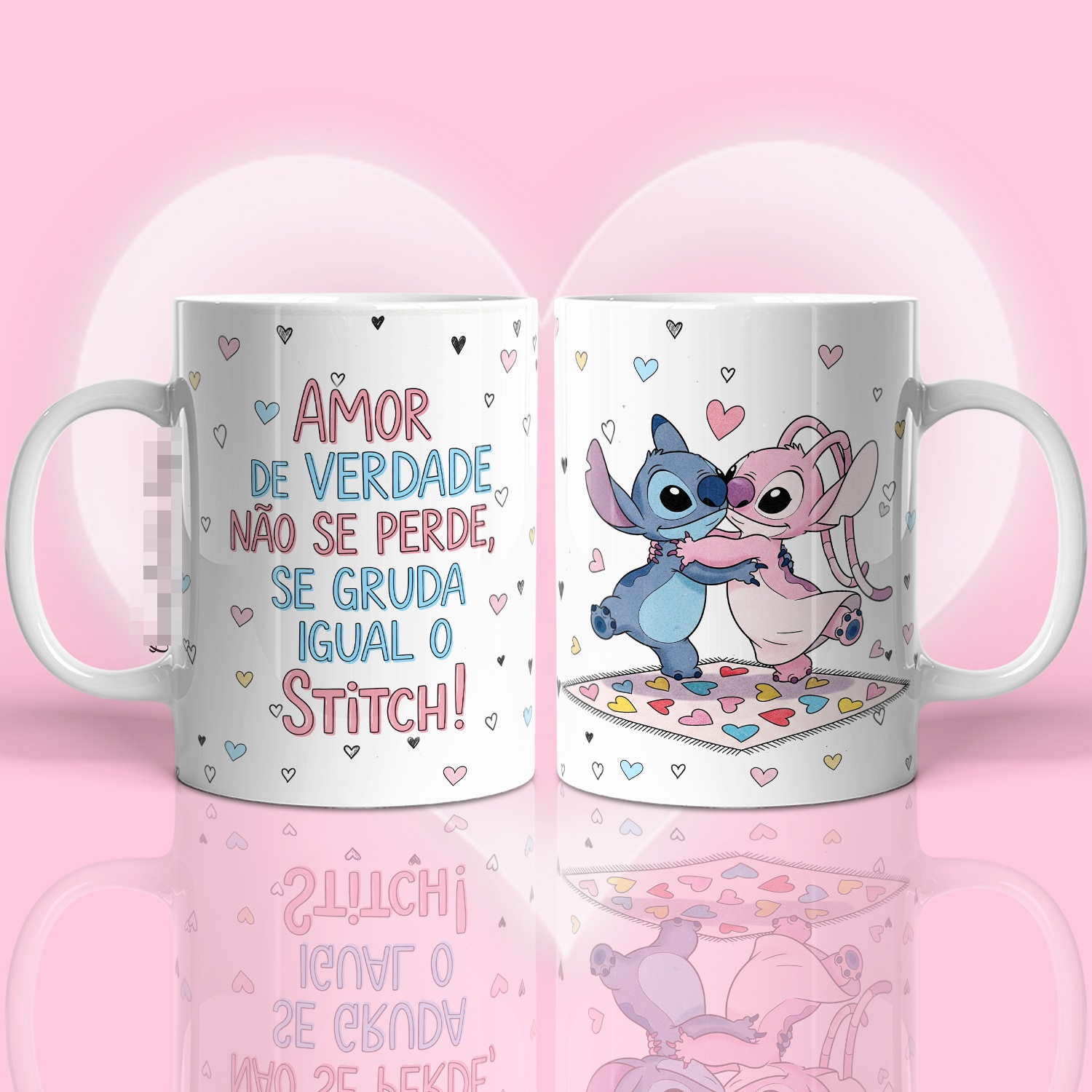 17 Artes para Caneca Stitch Namorados Arquivo em Png 10