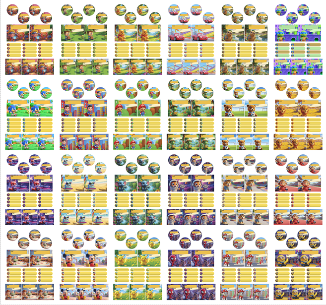 50 Artes para Etiquetas escolares Personagens em Png 2