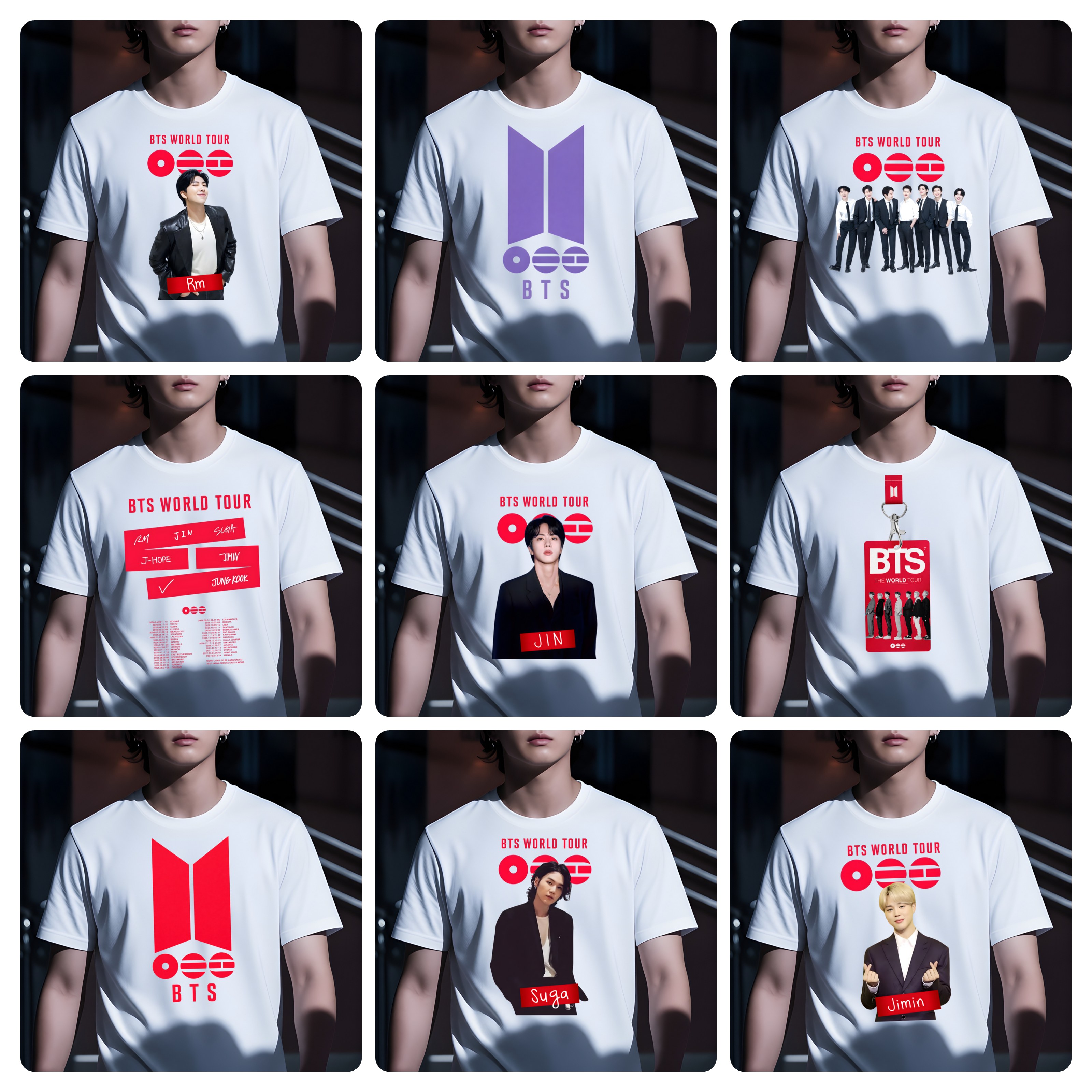 45 Artes para Caneca e Camisa BTS Arquivo em Png 2