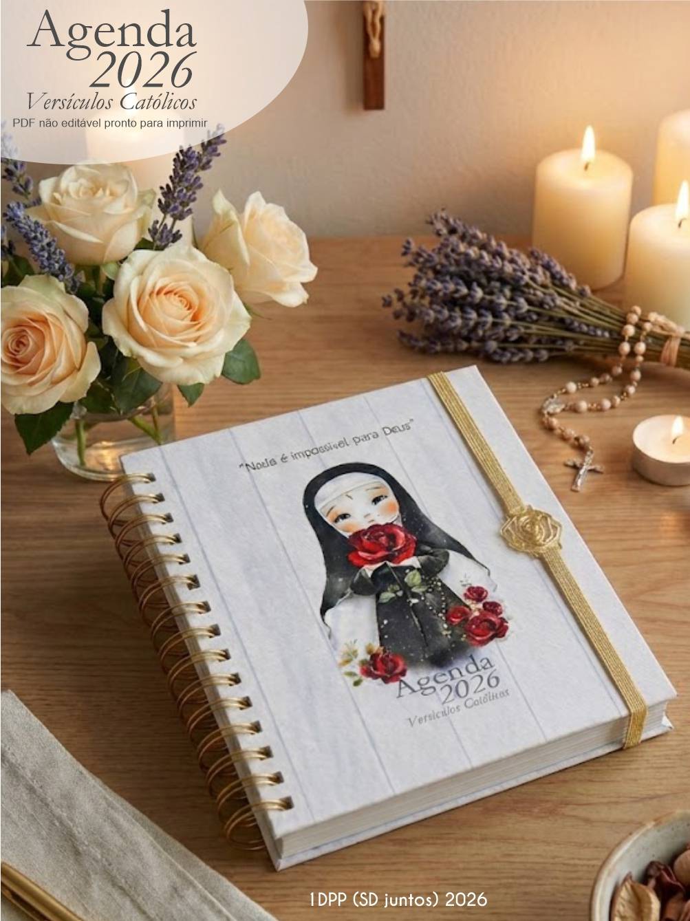 Arquivo Agenda com versículos católicos + 16 capas 2026 Arquivo em Pdf  7