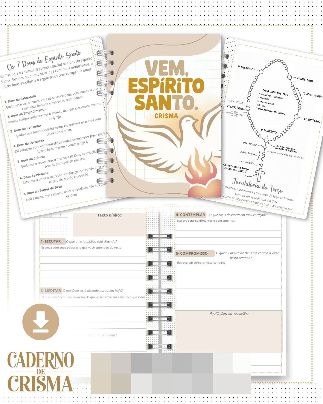 Arquivo Caderno Catequese e Crisma Arquivo em Pdf  2