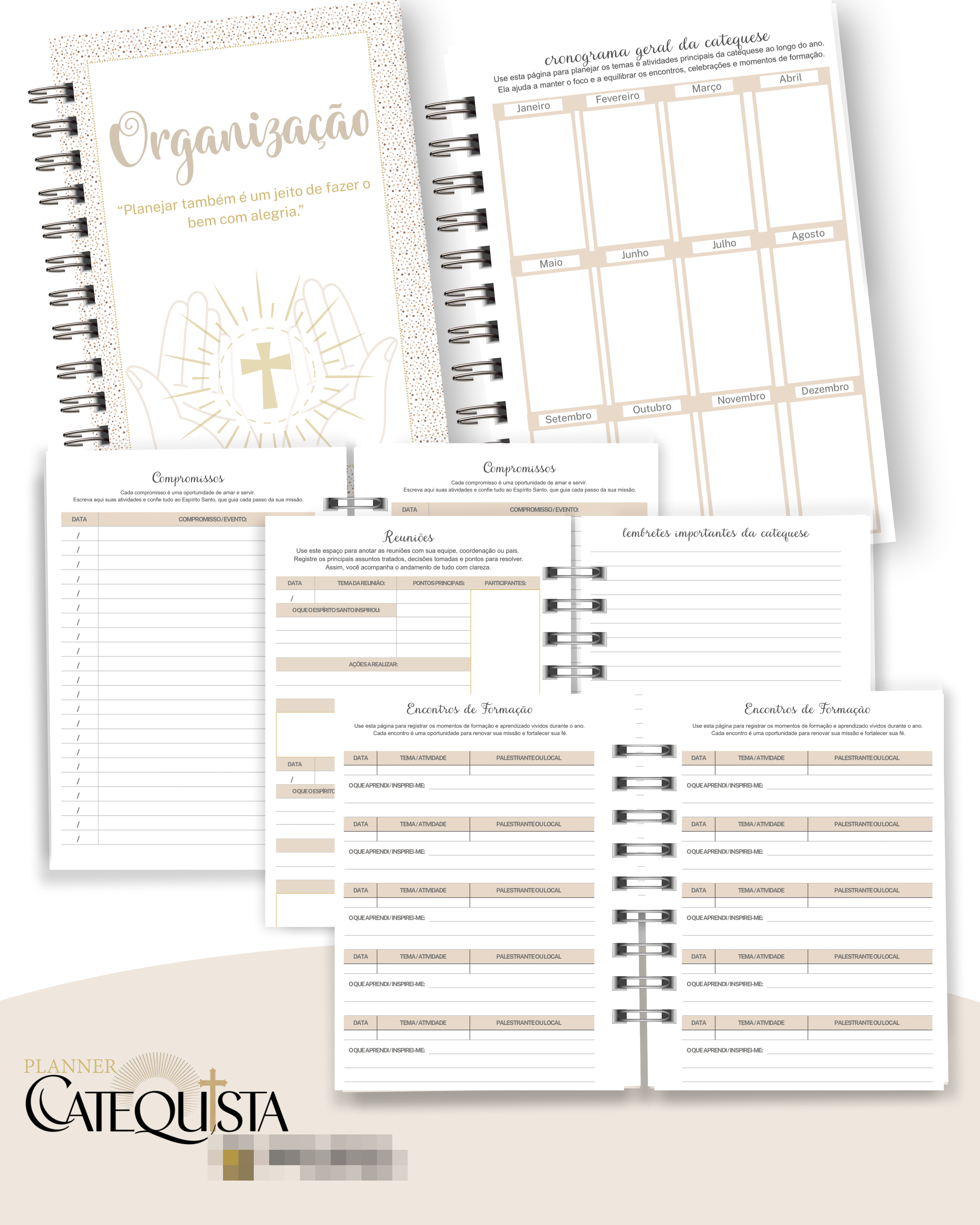 Arquivo Planner Catequista Catequese Arquivo em Pdf 2