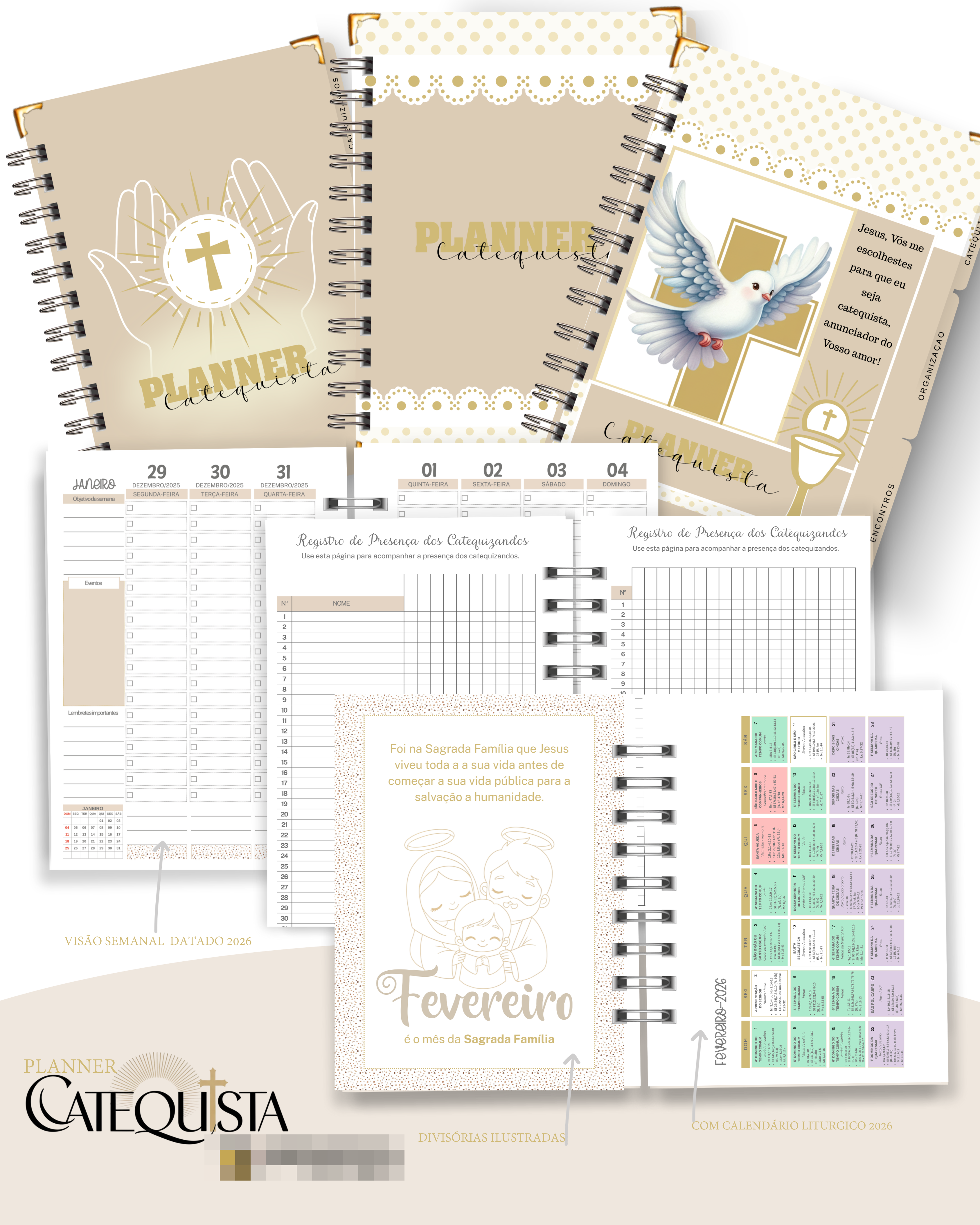 Arquivo Planner Catequista Catequese Arquivo em Pdf 3