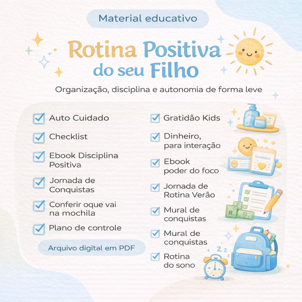 Arquivos para Rotina Positiva do seu Filho Arquivo em Pdf  1