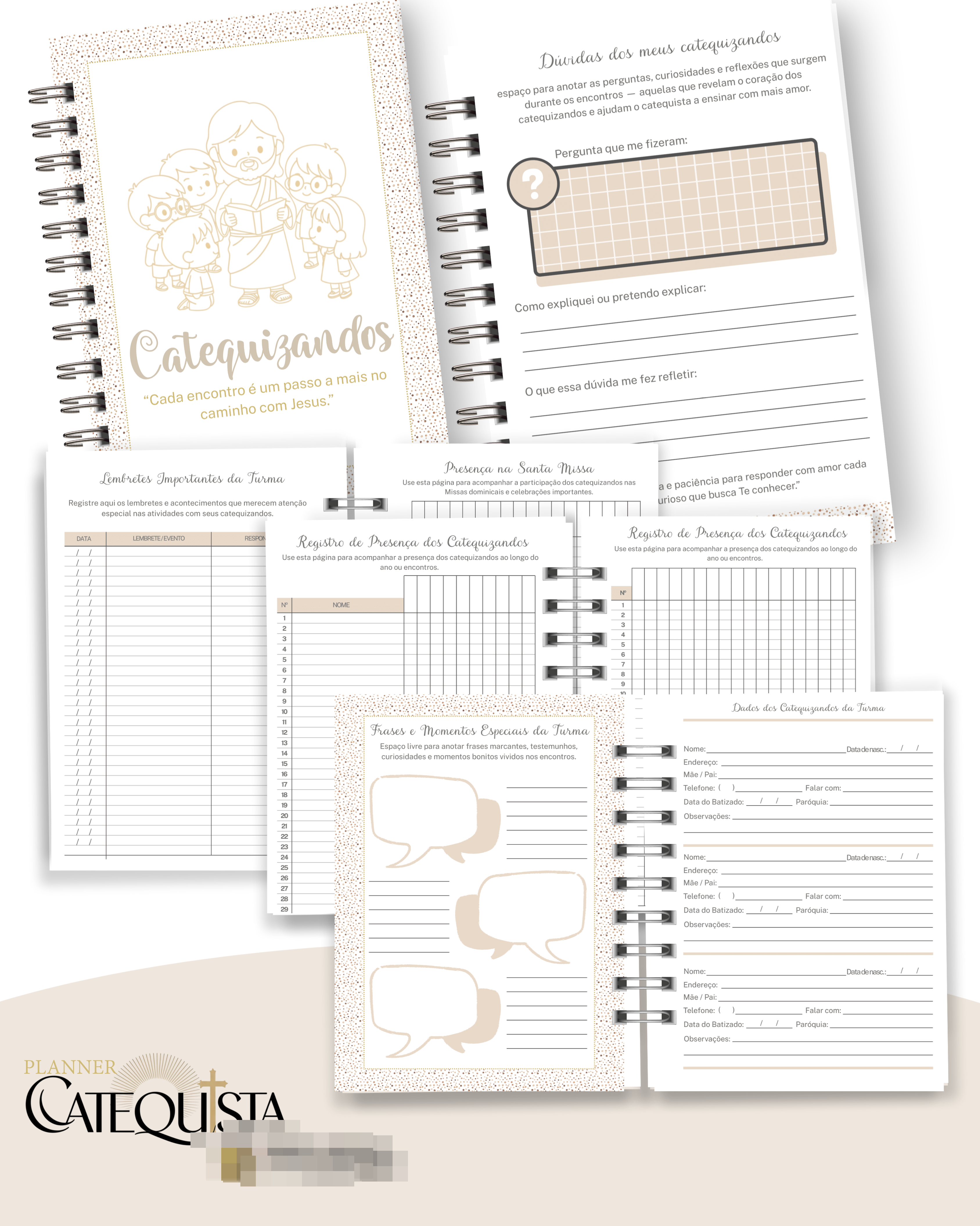 Arquivo Planner Catequista Catequese Arquivo em Pdf 4