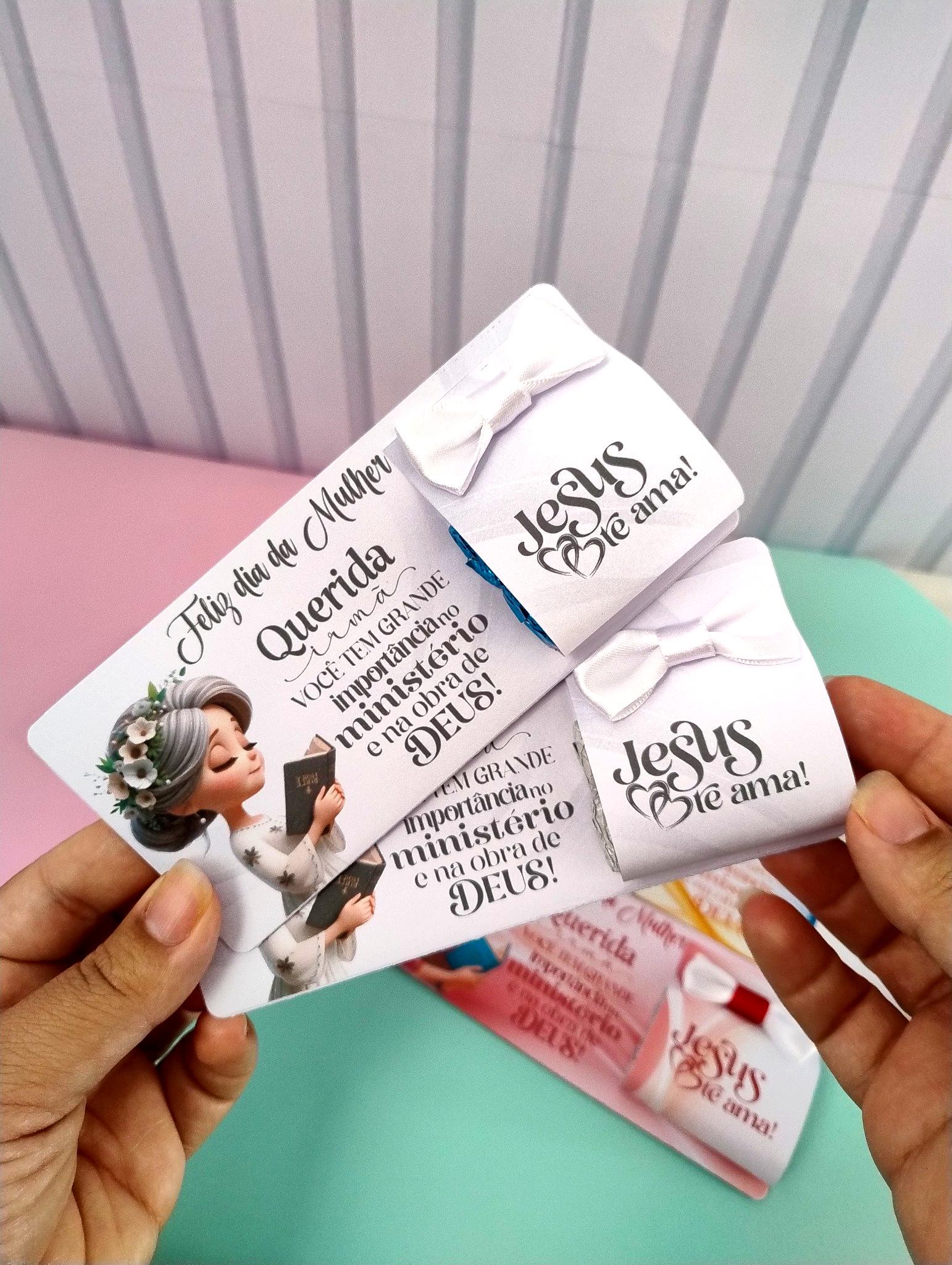 6 Artes para Card Dia da Mulher Cristã Arquivo em Pdf  2