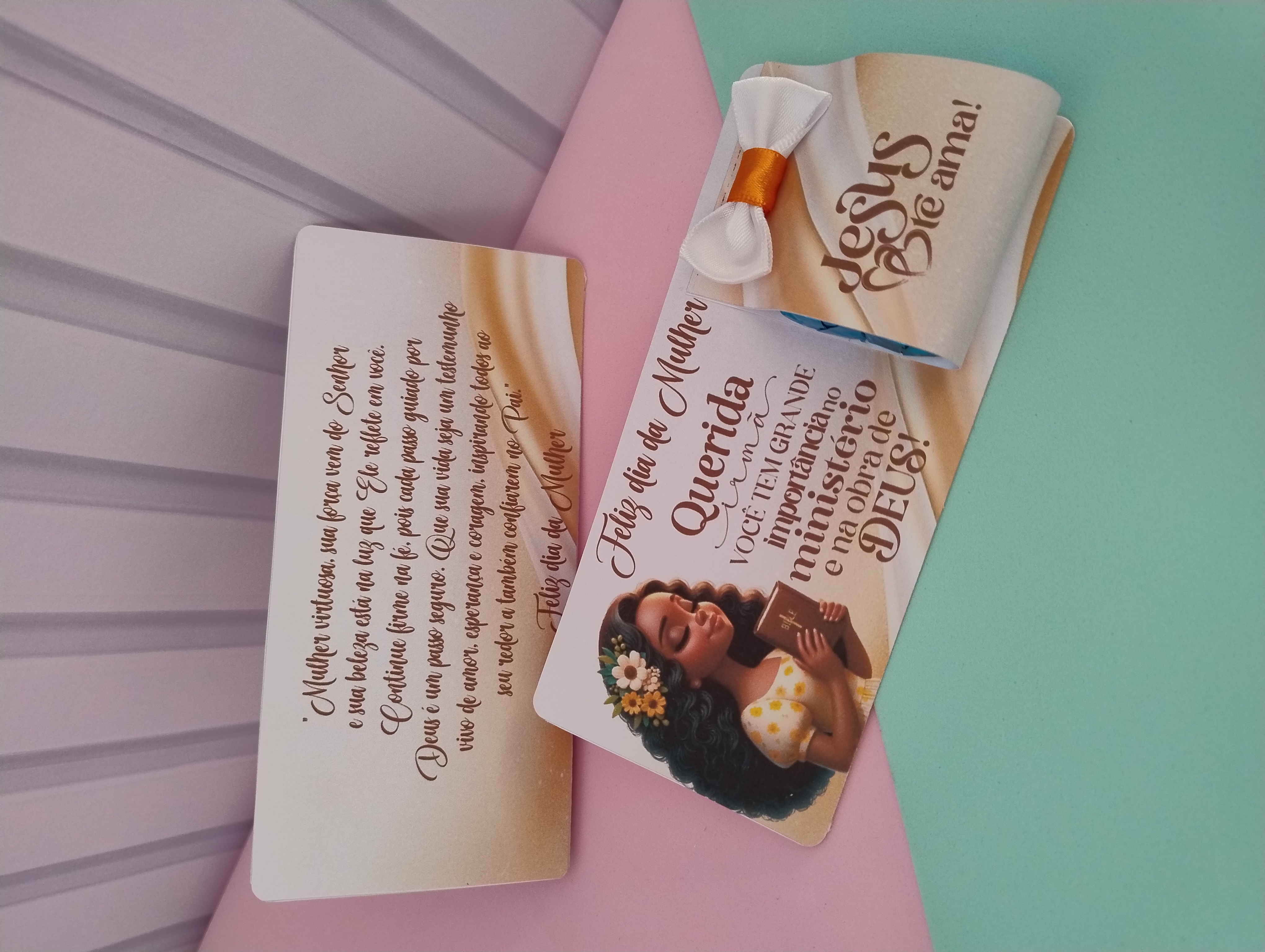 6 Artes para Card Dia da Mulher Cristã Arquivo em Pdf  6