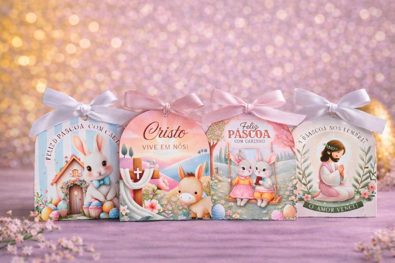 Arquivo Páscoa Porta Sabonete Bombom Coelhinho e Cristã Arquivo em Pdf  2