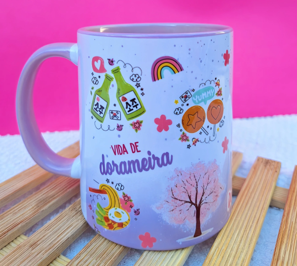 Arte Caneca Dorama vida de Dorameira em Jpg 1
