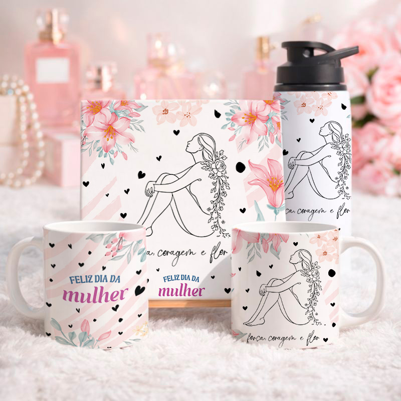 15 Artes para Azulejo Caneca e Squeeze Arquivo Editável  2