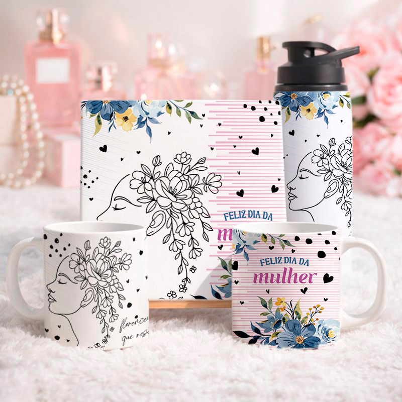 15 Artes para Azulejo Caneca e Squeeze Arquivo Editável  5