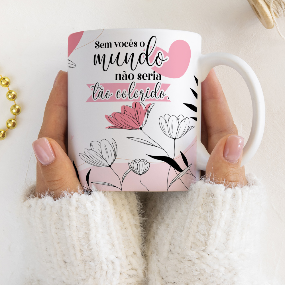 10 Artes para Caneca Dia das Mulheres Arquivo Editável 7