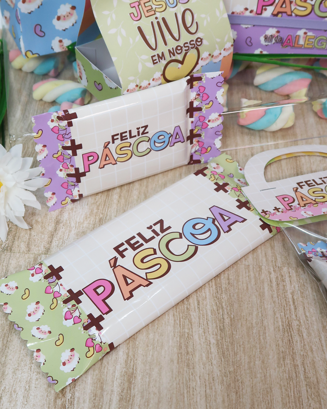 Arquivo de Corte Mimos Páscoa Coelhinho e Cristã Arquivo em Pdf 11