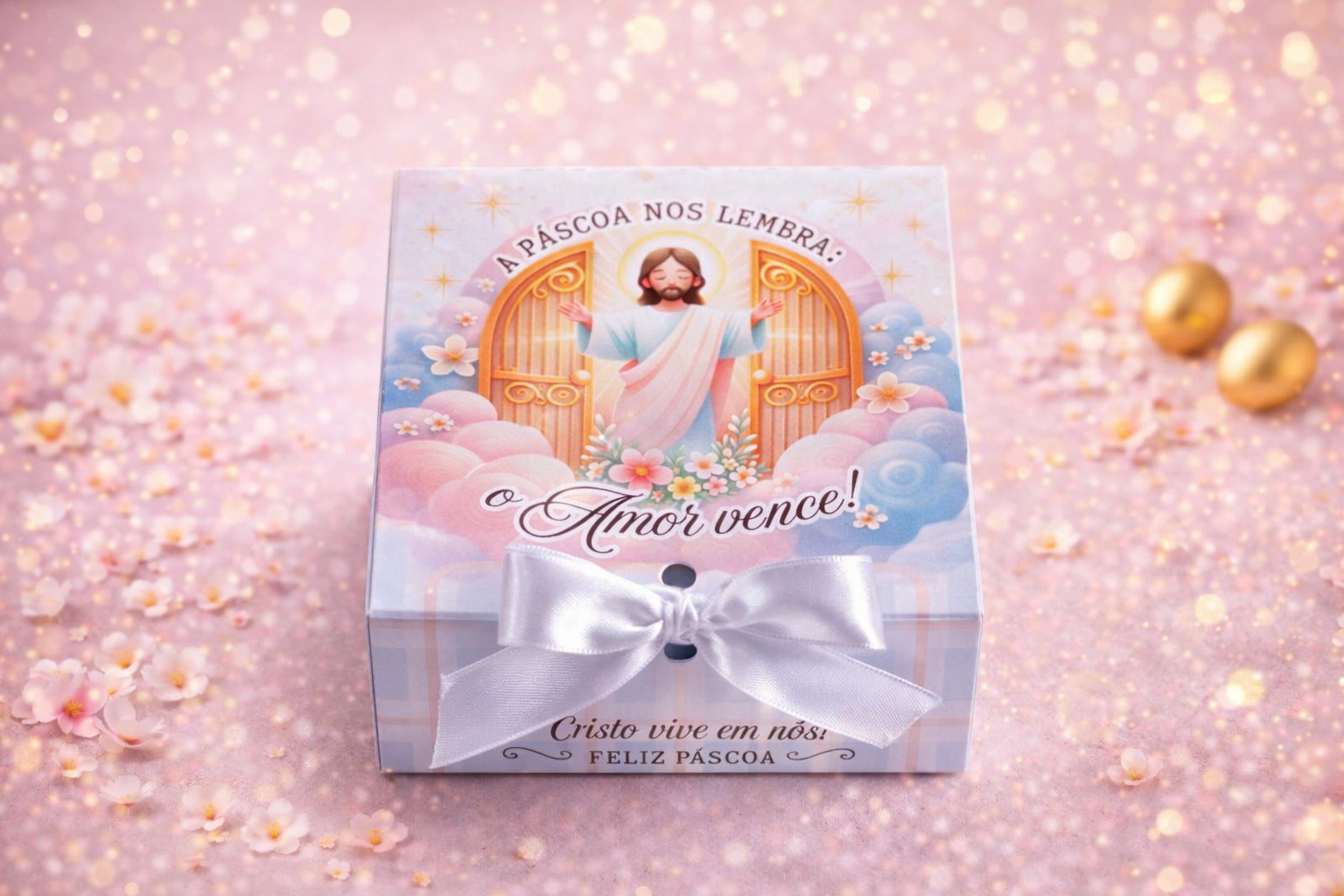 Arquivo Caixinha 4 Docinhos Páscoa Arquivo em Pdf 4