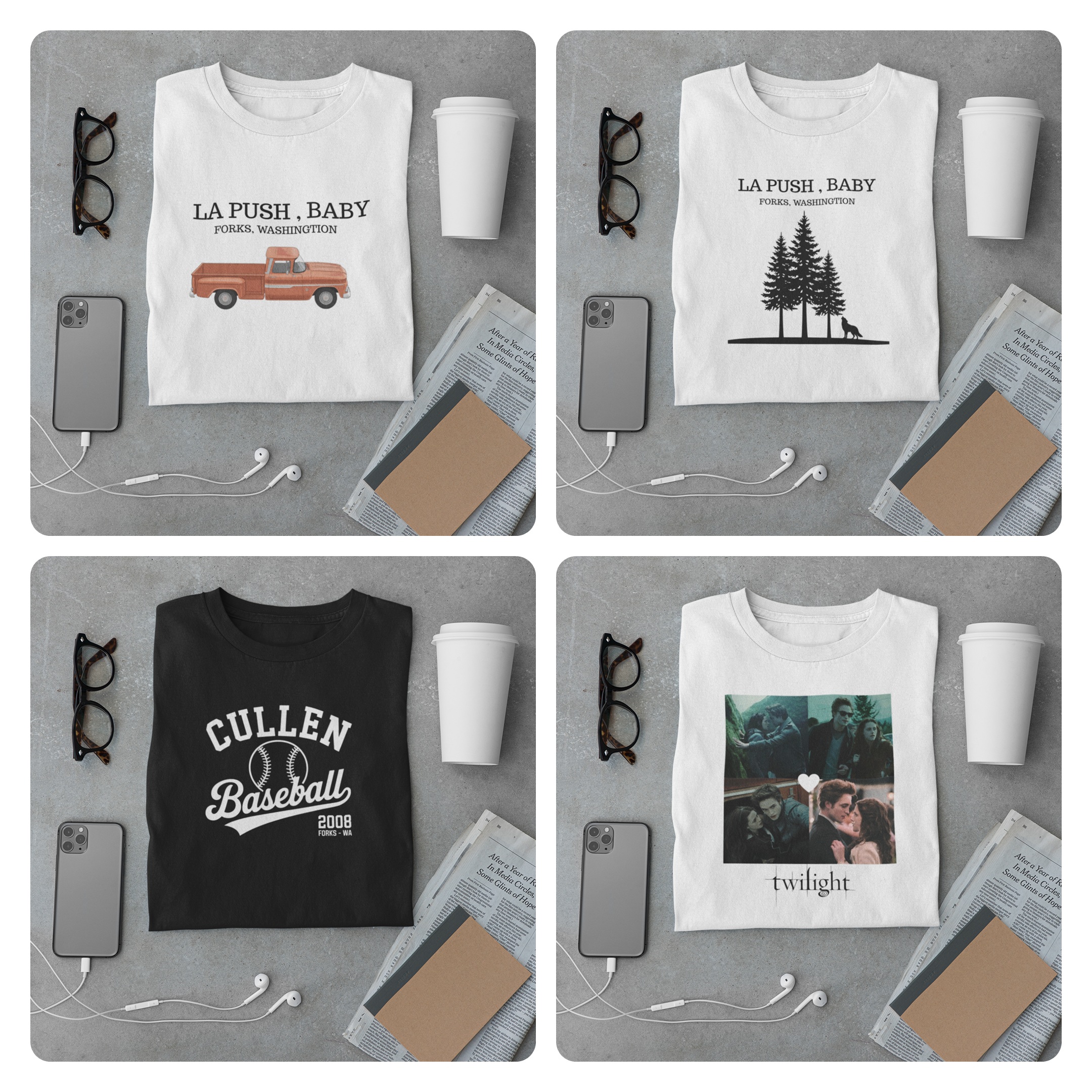 20 Artes para Caneca e Camisa Serie Filme Crepúsculo Arquivo em Png 2