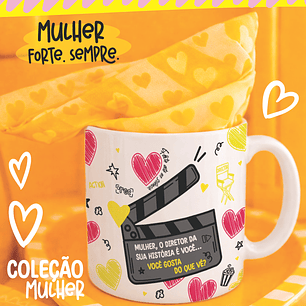 7 Artes para Caneca Dia Das Mulher Arquivo Editável 