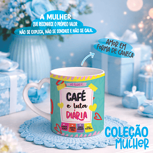 7 Artes para Caneca Dia Das Mulher Arquivo Editável 