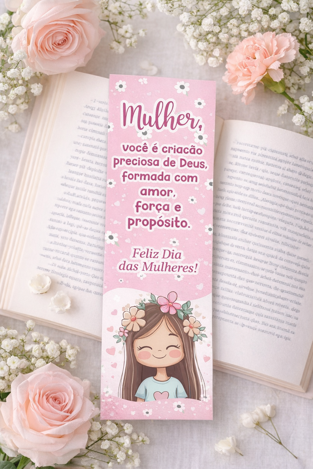 4 Artes Marca Paginas Dia das Mulheres Arquivo em Pdf 2