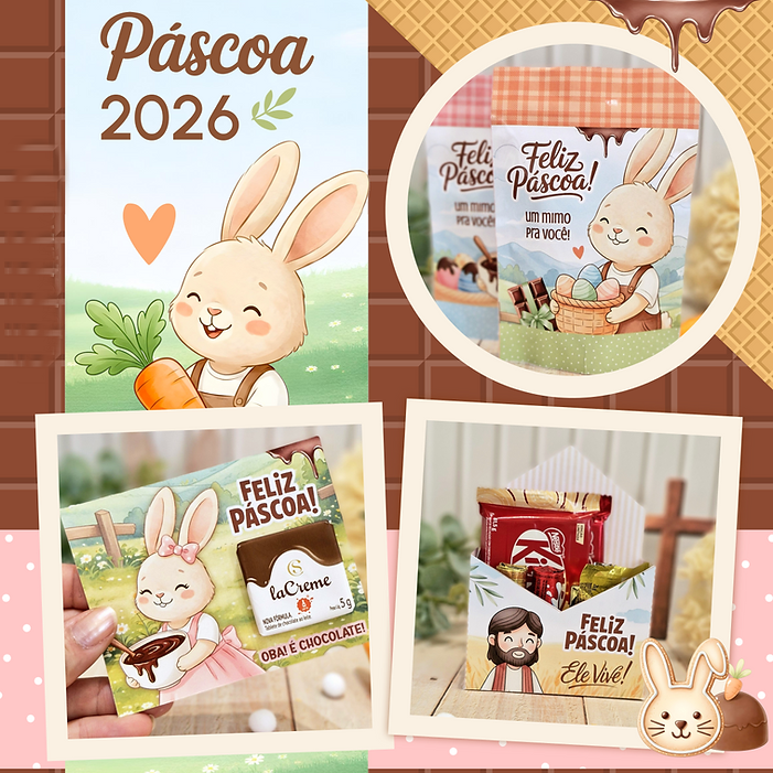 Arquivos Mimos Printables Páscoa Cristã e Coelhinhos Arquivo em Pdf 1