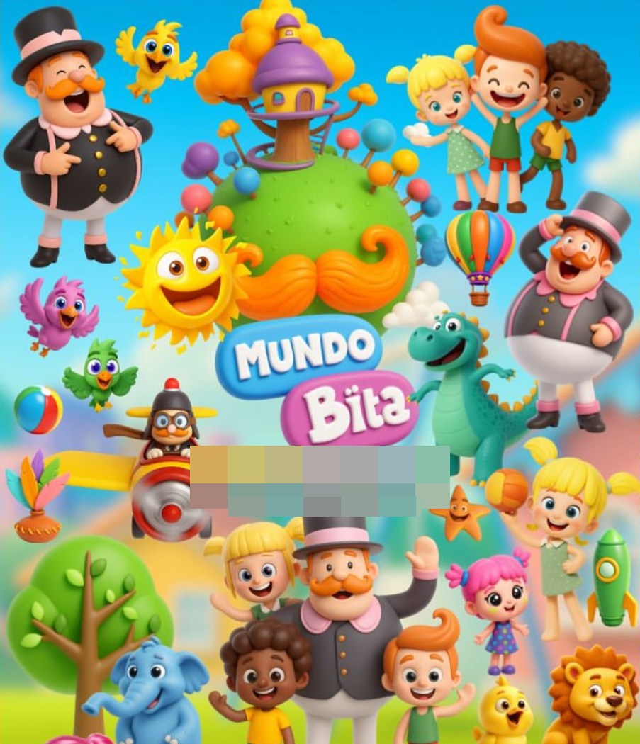 Kit Digital Mundo Bita Arquivos em Png 1