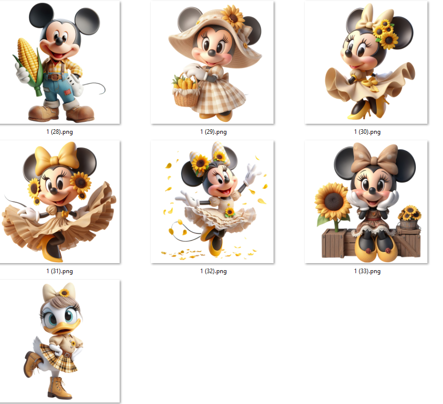 Kit Digital Festa Junina Disney Arquivos em Png 3