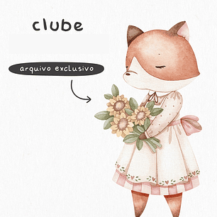 Kit Digital Fazendinha Azul Aquarelado Arquivos em Png