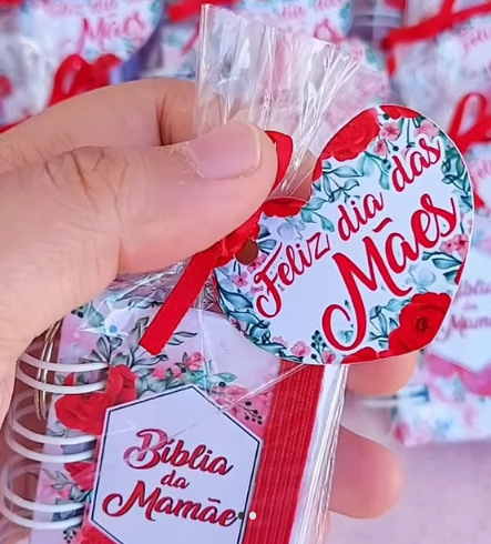 Arquivo Mini Biblía Chaveiro e Tag Dia das Mães Arquivo em Pdf 2