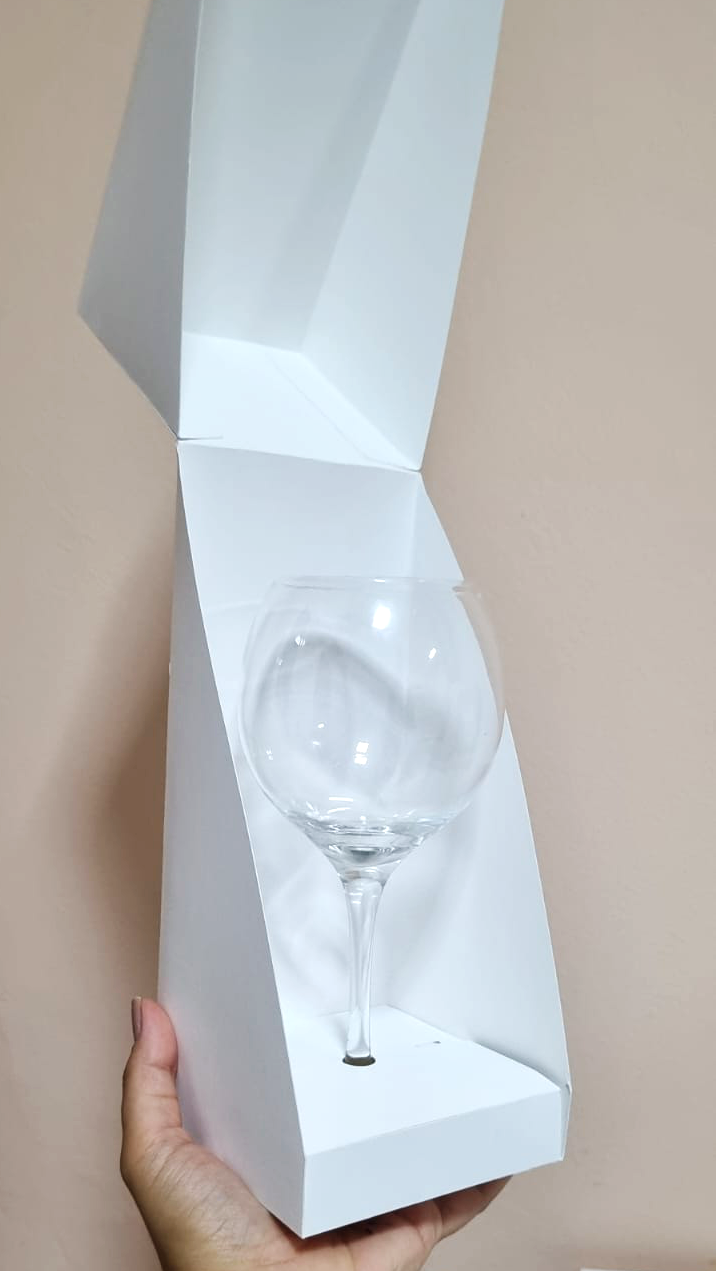 Arquivo Molde Caixa para Bolo na Taça Arquivo Editável 1