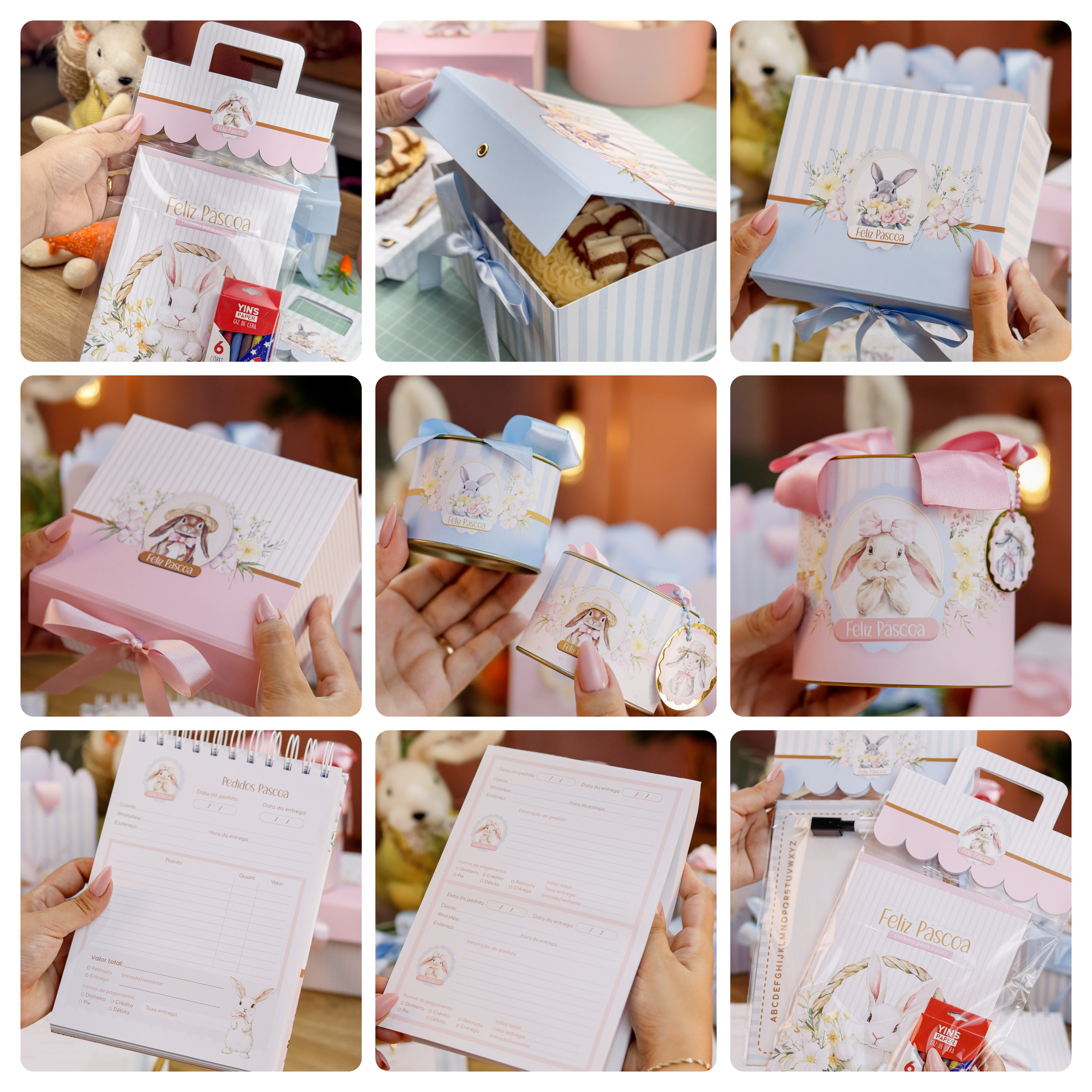 Arquivos Mimos Páscoa Encantada Coelhinhos Arquivo em Pdf 9