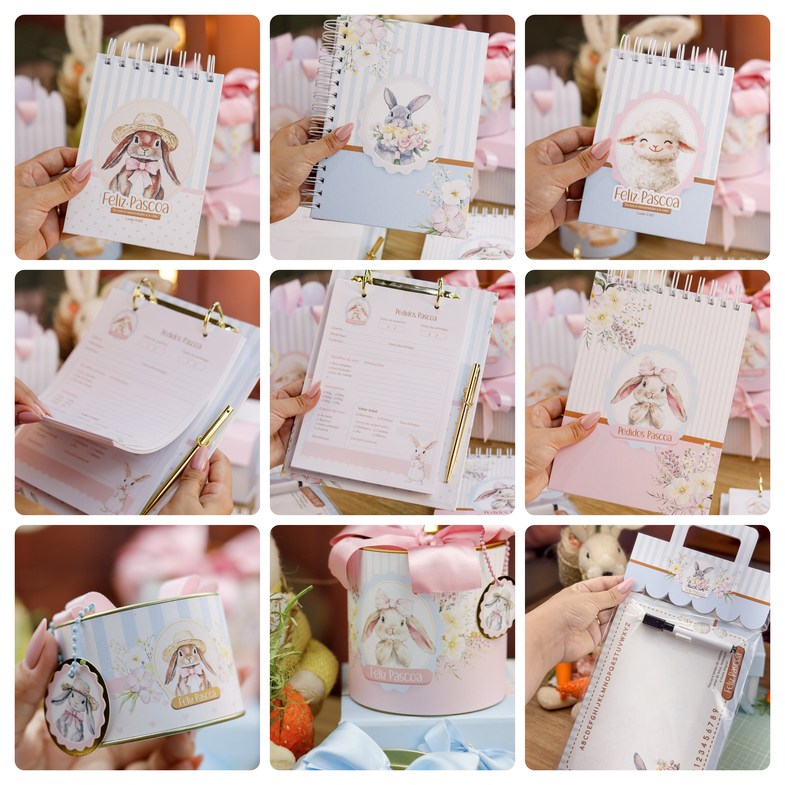 Arquivos Mimos Páscoa Encantada Coelhinhos Arquivo em Pdf 11