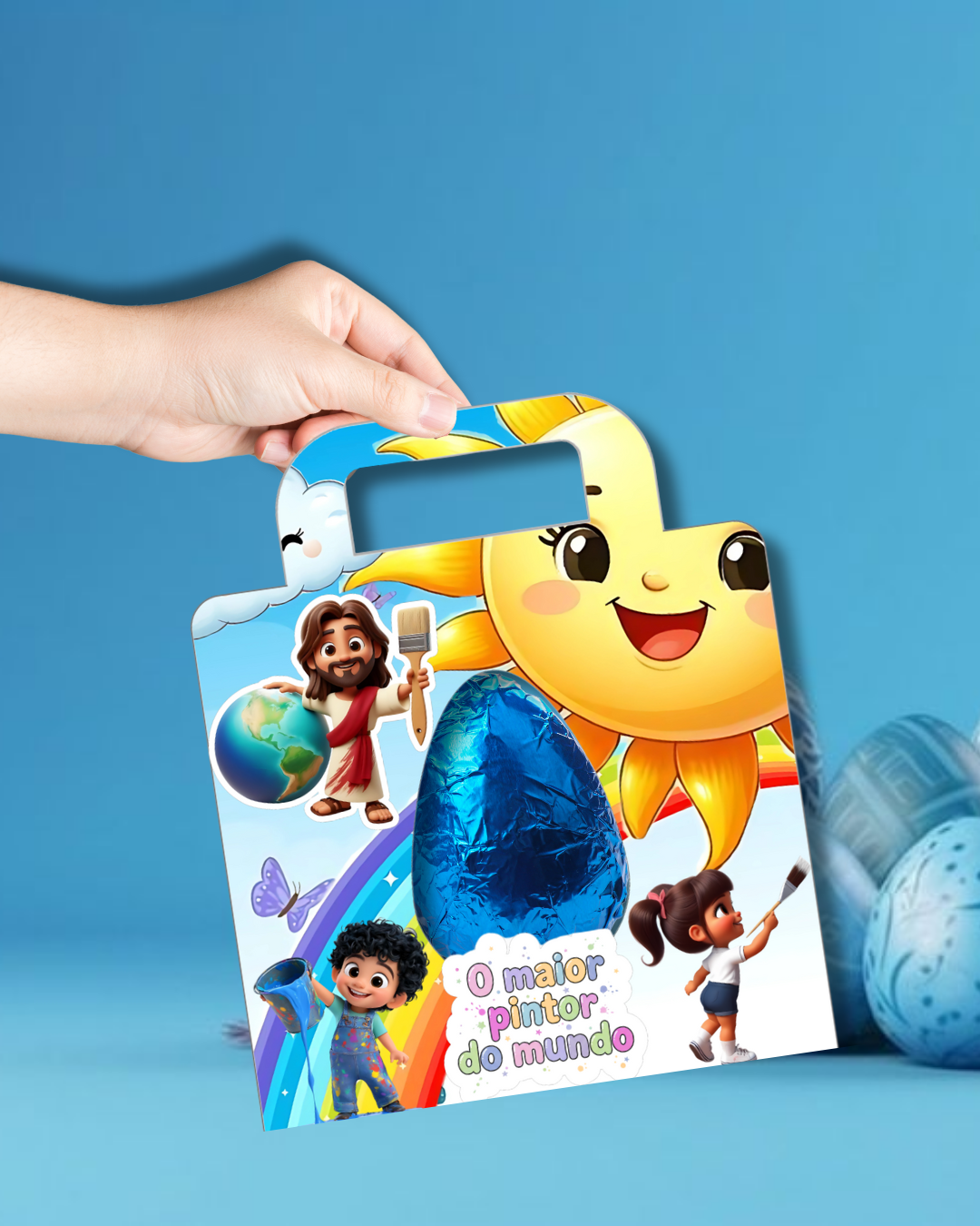 Arquivos Sacolinhas Porta Ovo  de Páscoa Arquivo em Pdf 4