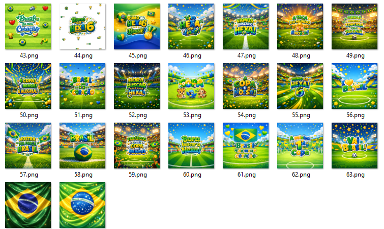 Artes prontas Copa do Brasil Arquivo em Jpg 5