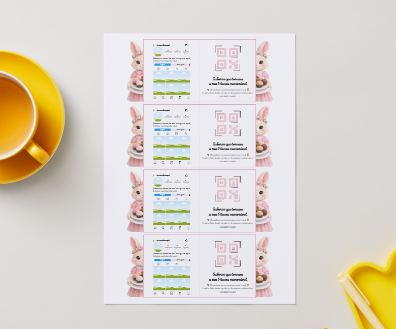 7 Modelos Arquivo Retrovisor Páscoa Divulgação Editável em Canva  2