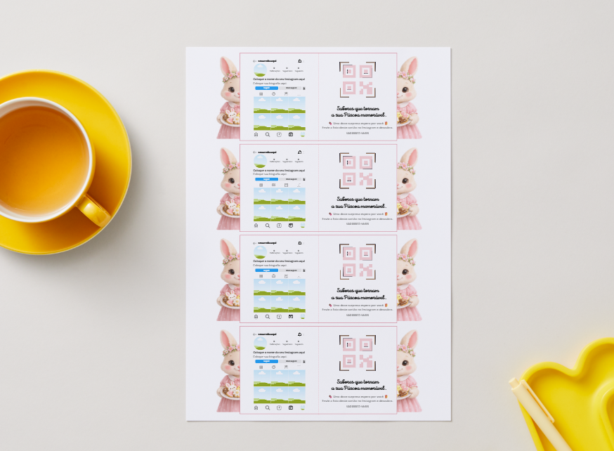 7 Modelos Arquivo Retrovisor Páscoa Divulgação Editável em Canva  4