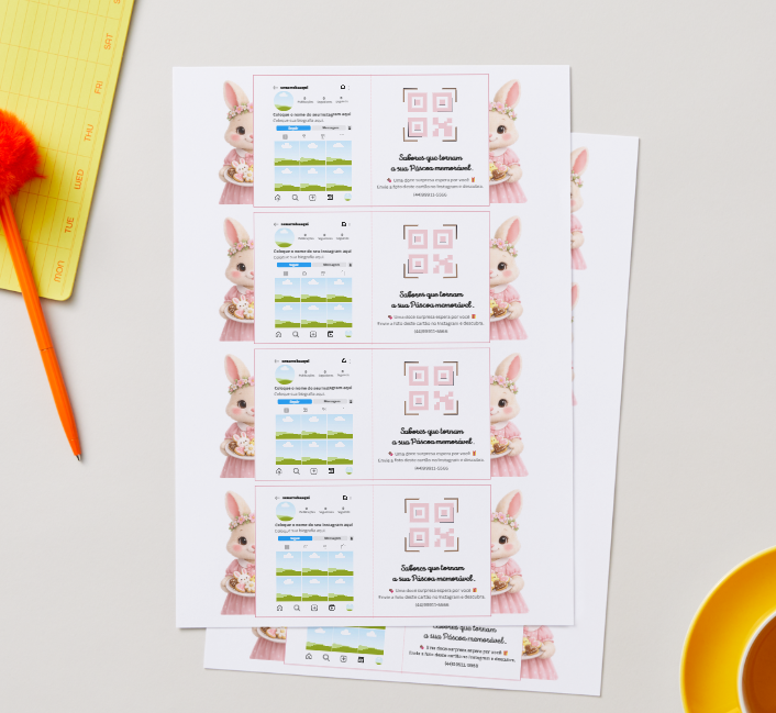 7 Modelos Arquivo Retrovisor Páscoa Divulgação Editável em Canva  5