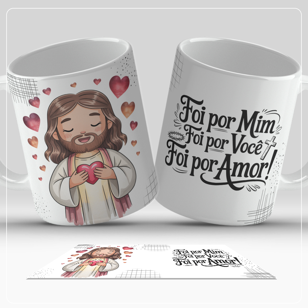 12 Artes para Caneca Páscoa Cristã Arquivo em Jpg  4