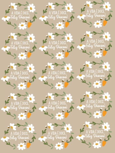 Arquivo para Dtf Artes Páscoa Biscoitos e Margaridas em Pdf  2