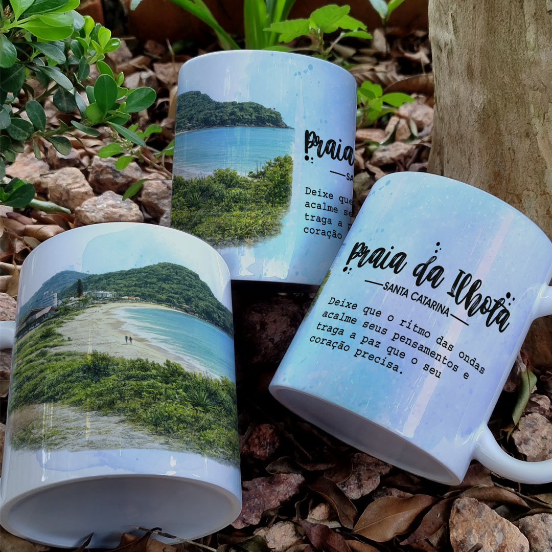 5 Artes para Caneca Praia Santa Catarina Arquivo em Png 2