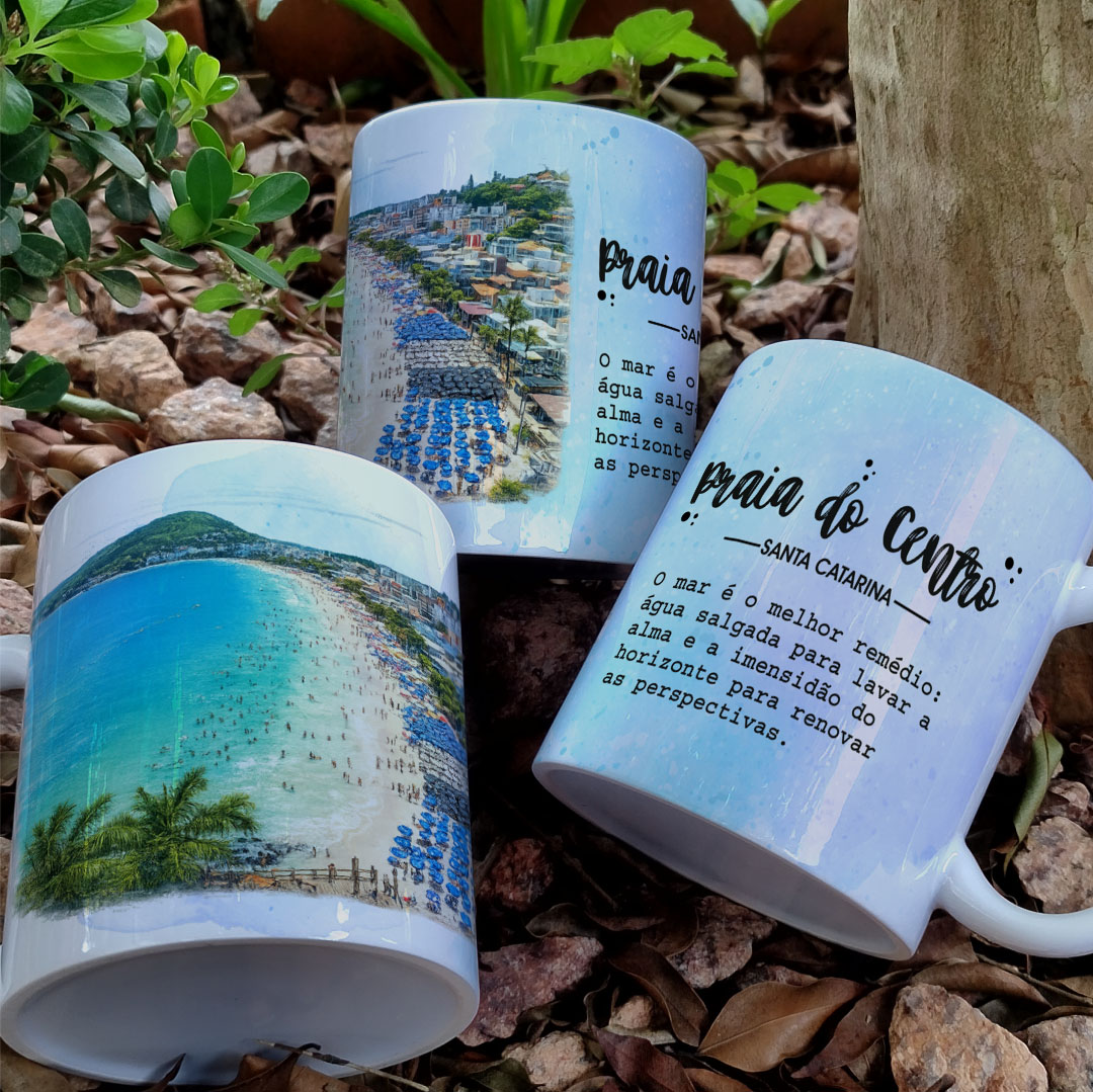 5 Artes para Caneca Praia Santa Catarina Arquivo em Png 4