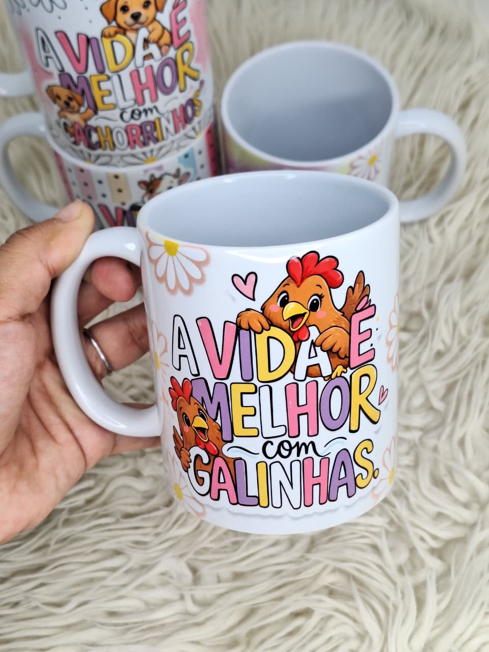 4 Artes para Caneca Animais Frases Fofinhas em png  2