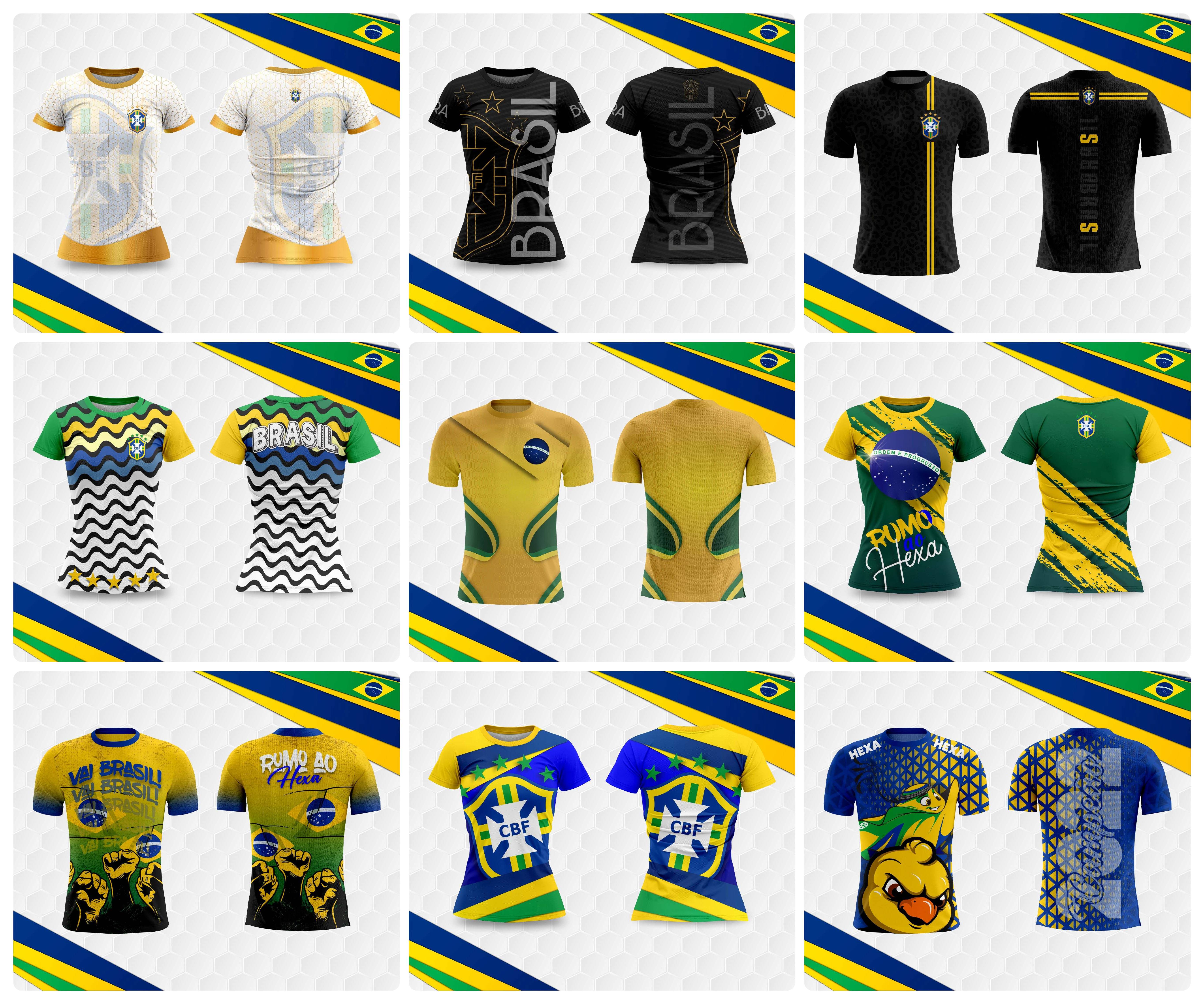 90 Artes para Camisa Body e Caneca Copa do Mundo 2026 Brasil Arquivo Editável/Png 4