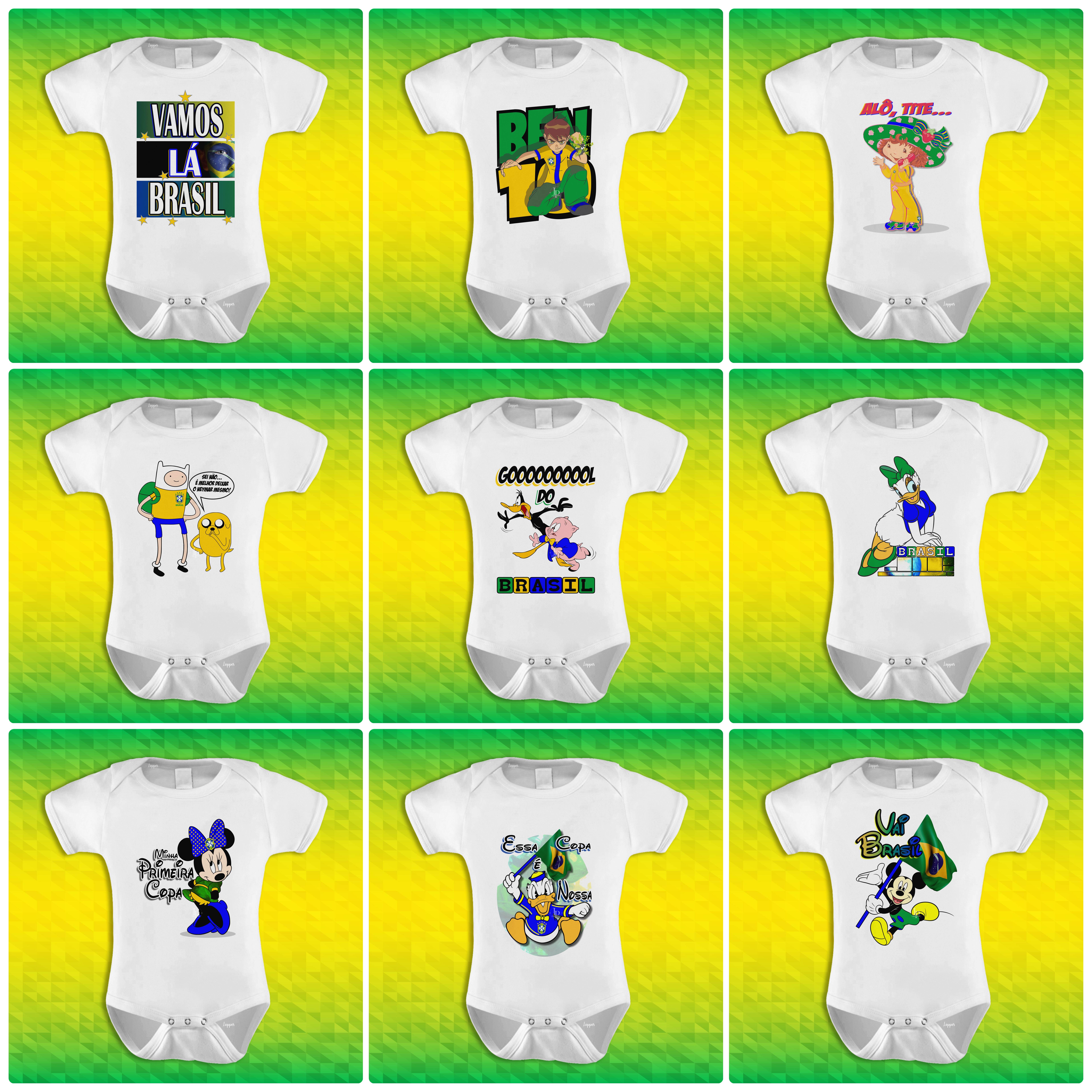 90 Artes para Camisa Body e Caneca Copa do Mundo 2026 Brasil Arquivo Editável/Png 9