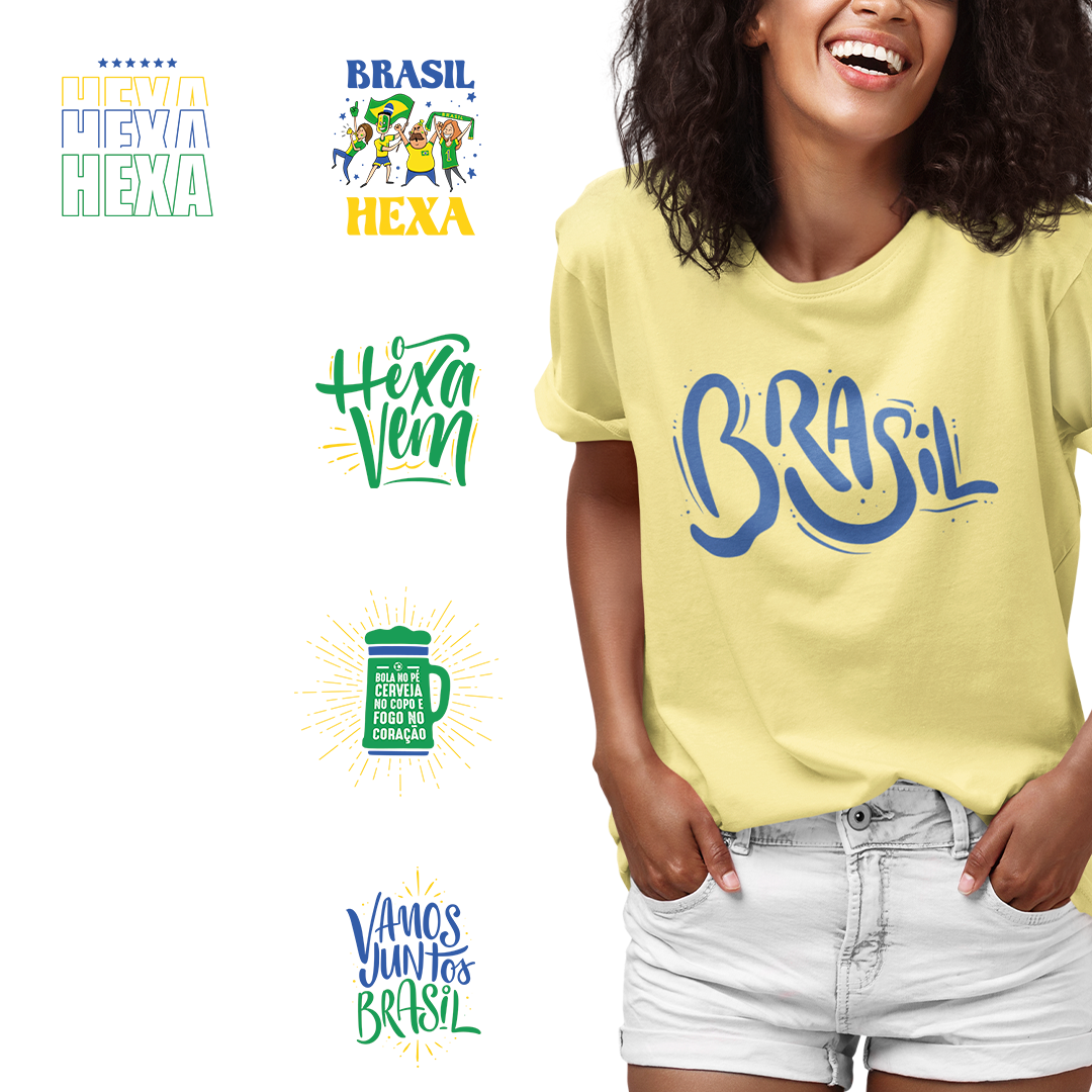 35 Artes para Caneca ou Camisa Copa do Mundo 2026 Brasil Futebol Arquivo em Png 12