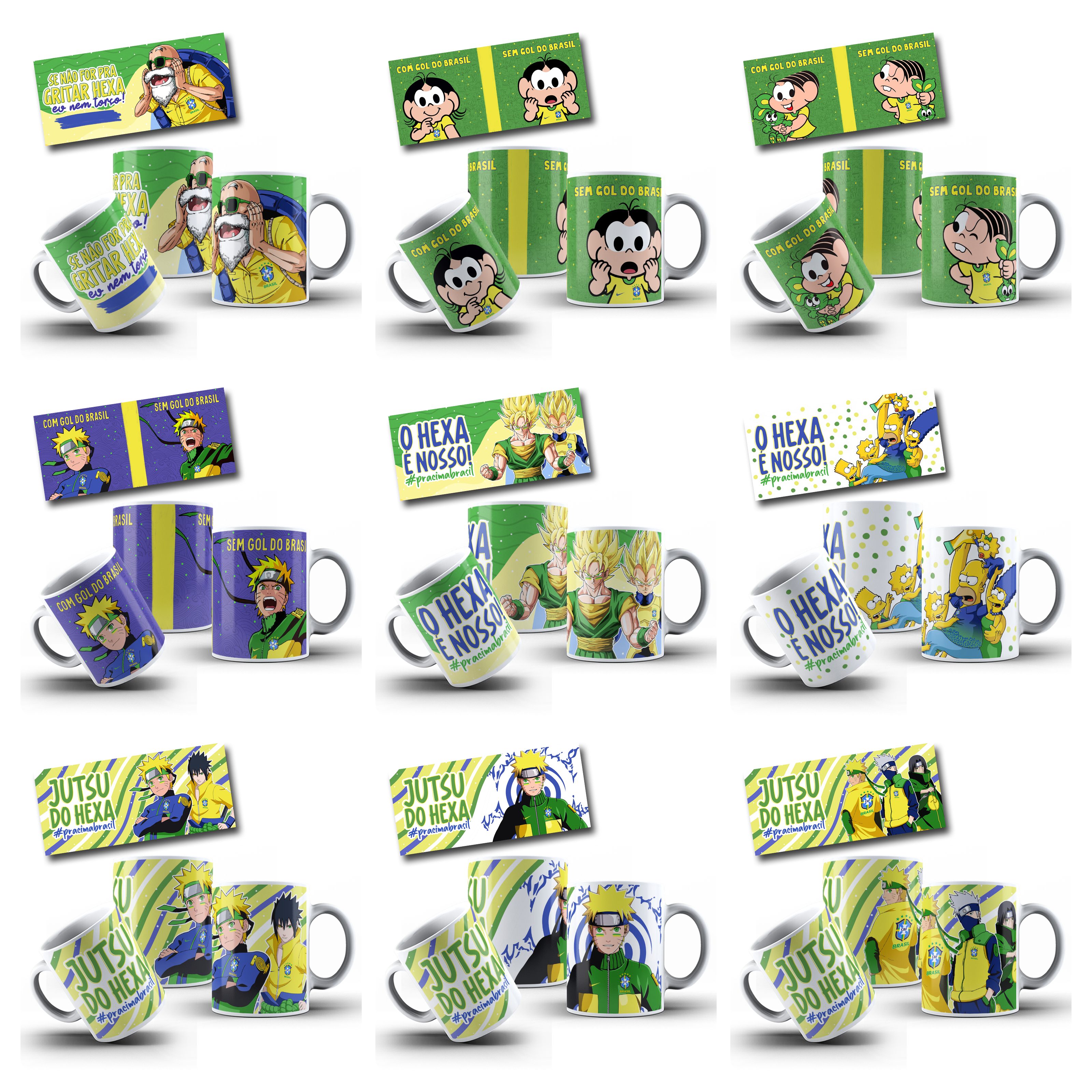 29 Artes para Caneca Copa do Mundo 2026 Brasil Futebol Arquivo em Jpg  3