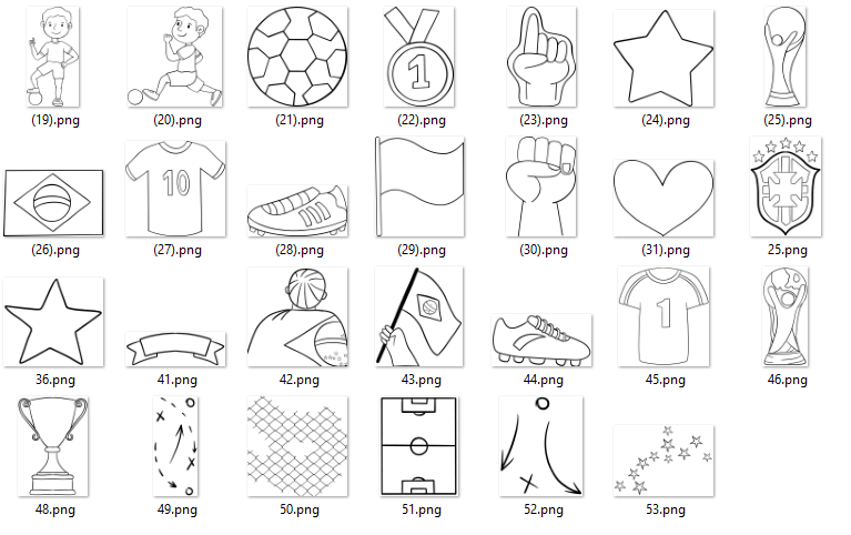 Kit digital Copa do Mundo Brasil 2026 Futebol Arquivo em Png  4